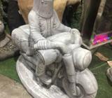 Ned Kelly concrete statues