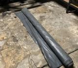 Weed mat/concrete underlay