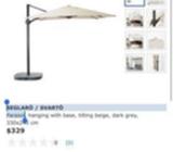 ikea SEGLARÖ / SVARTÖ Parasol