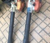 2x stihl petrol blowers