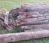 old fence posts..FIREWOOD?