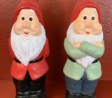 2 garden gnomes