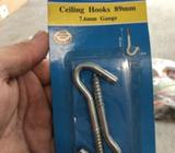 Ceiling Hooks - 89mm 7.6mm gauge