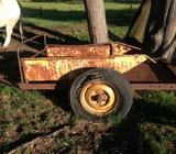 Garden Art Old Trailer