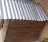 Wooden dog house