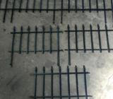 Garden boundary edging metal fence