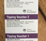 Greens Tip Pass x 4 for Wangara $20 for all 4