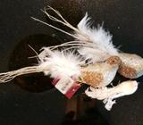 3 x gorgeous birds clip on