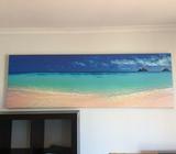 Beautiful seaside canvas picture