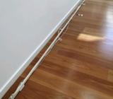 Curtain rail 380cm centre opening