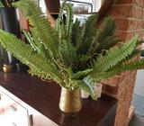 Artificial Ferns x 3