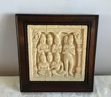 Wooden sandstone wall hanger