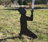 Metal Decorative Rain Gauge - 