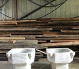 2 X Solid Marble Bird Baths