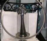 Hurricane style candle stand