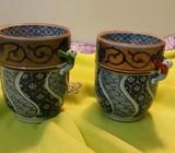 2 asian style decorative cups