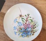 Wildflowers hand painted plate