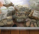 Box full of pebble / sand craft