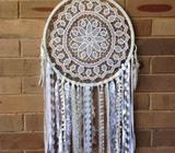 Dreamcatcher Vintage Large Crochet Boho Handmade