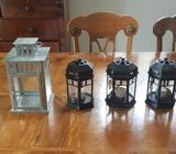 assorted lanterns/lamps