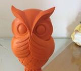 ORNAMENTAL OWL, orange