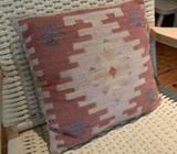 Cushion Turkish carpet cushion Aztec style Woven