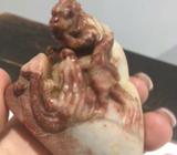 Hand carved oriental dragon