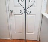 130cm back iron candleabra