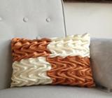 Filled handmade cushion
