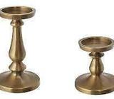 Ikea Bronze Candle Holders