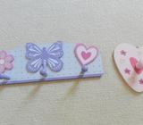Girls wall hooks x 2