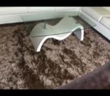 Brown rug