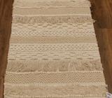 Boho Cotton / Jute Rug * 90 cm x 60 cm * BRAND NEW