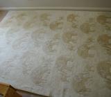 Blessed Earth Organic cotton rug with elephants