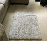 2 x identical Ikea rugs. Low pile, medium grey