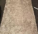 Shaggy beige carpet