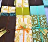 Napkins with napkin holders