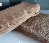 2 brown towels