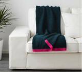 Throw, blue-pink