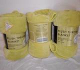 BLANKET THROW OVER PLUSH X 3 - NEW!!
