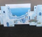Painting - Greek Island themed