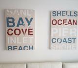 Freedoms Beach Canvas x 2