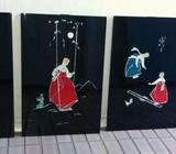 Asian wall Art Panels