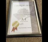 A4 certificate frame