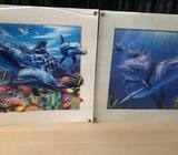 3-D dolphin prints