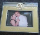 50th golden wedding anniversary photo frame