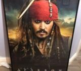 Johnny Depp hanging picture