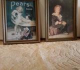 Traditional pears soap pictures professionally framed