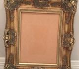 Gold gilded picture frame