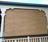 Bunnings Bamboo Roman Blind 2400 wide 2100 drop